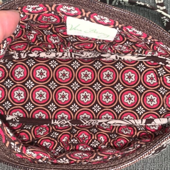 Vera Bradley Imperial Toile Crossbody Bag Womens Small Retired Quilted Pleated - Picture 14 of 16